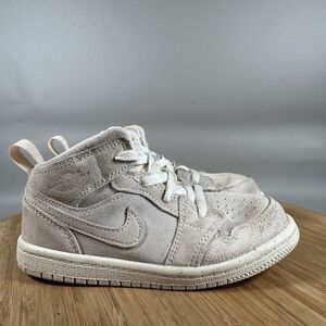 Toddler's Jordan 1 Mid SE Craft‎ Pale Ivory/Sail (FN7538 100) Size 10C